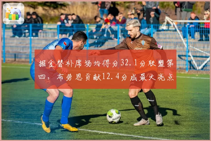 掘金替补席场均得分32.1分联盟第四，布劳恩贡献12.4分成最大亮点